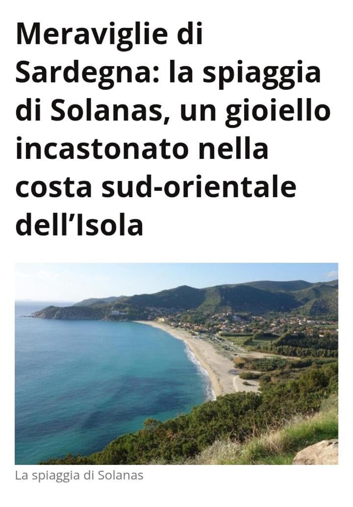 Vacanze A Solanas Con Clima Cup1863 Buitenkant foto
